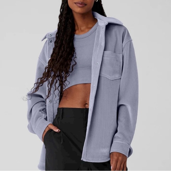 ALO Ribbed Shacket size S - Picture 1 of 7